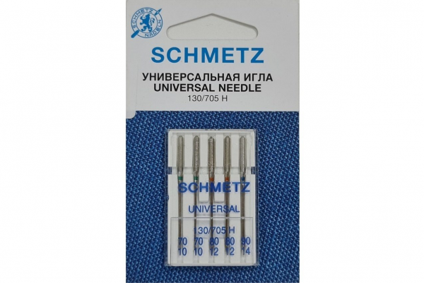 Иглы Schmetz универсальные (70x2, 80x2, 90x1), 5 шт в Коврове
