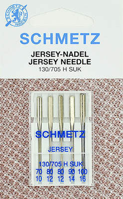 Иглы Schmetz джерси 130/705 H SUK (70x1, 80x2, 90x1, 100x1) 5 шт в Коврове